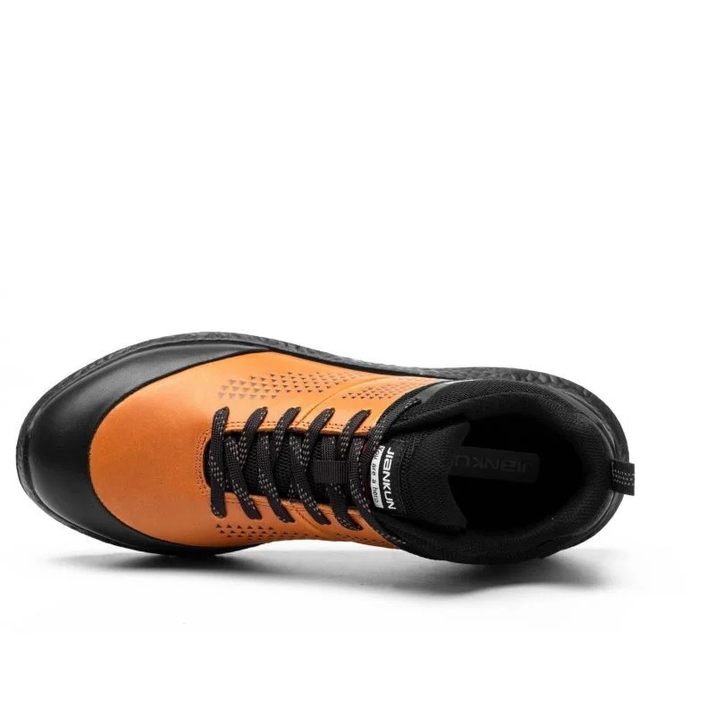 Brown Leather Safety Shoes best